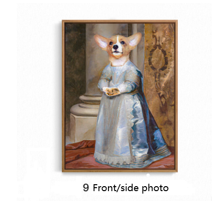 Personalized pet portraits 9style 32x42cm