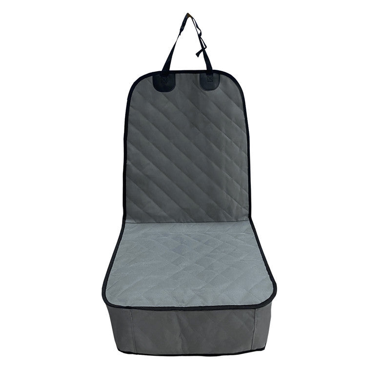 Pet Car Front Seat Cover Protector Waterproof Back Bench Seat Interior Travel Accessories Car Seat Covers Mat With Safety Belt Grey