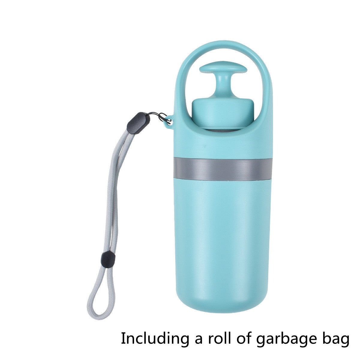 Portable Lightweight Dog Pooper Scooper With Built-in Poop Bag Dispenser Eight-claw Shovel For Pet Toilet Picker Pet Products Blue Grey