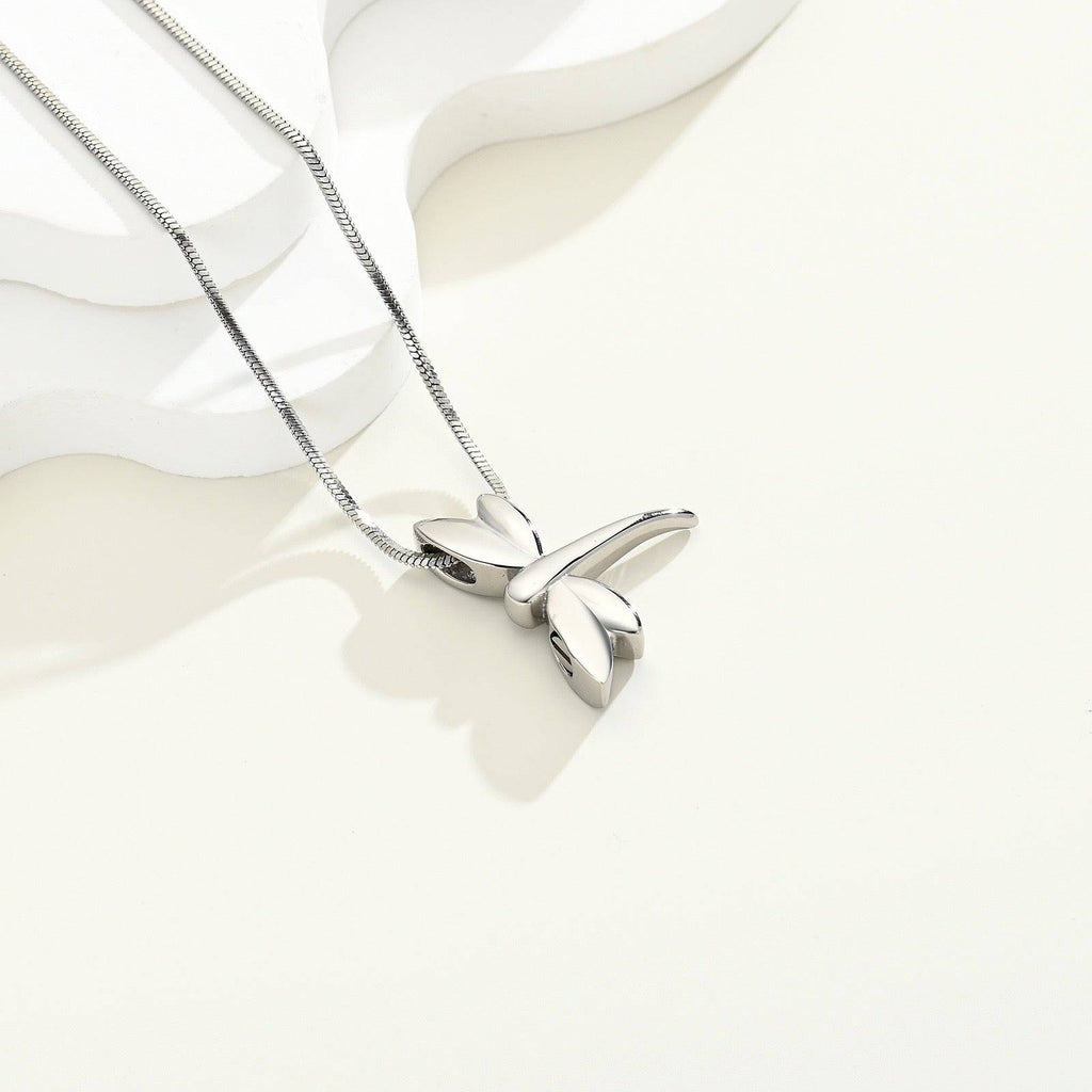Sleek Dragonfly Ashes Necklace Pendant
