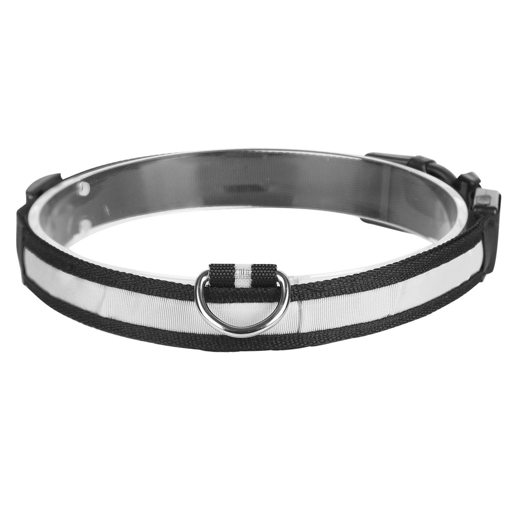 GBruno LED Dog Collar USB White