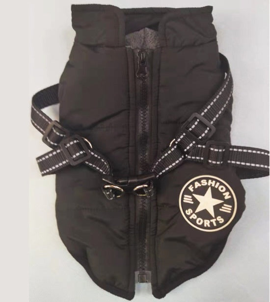 Simple And Creative Autumn And Winter Clothes For Pets Black