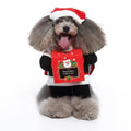Funny Cosplay Pet Costume Set: Cute Cartoon Dog Outfit For Halloween And Christmas Dress-Up Red