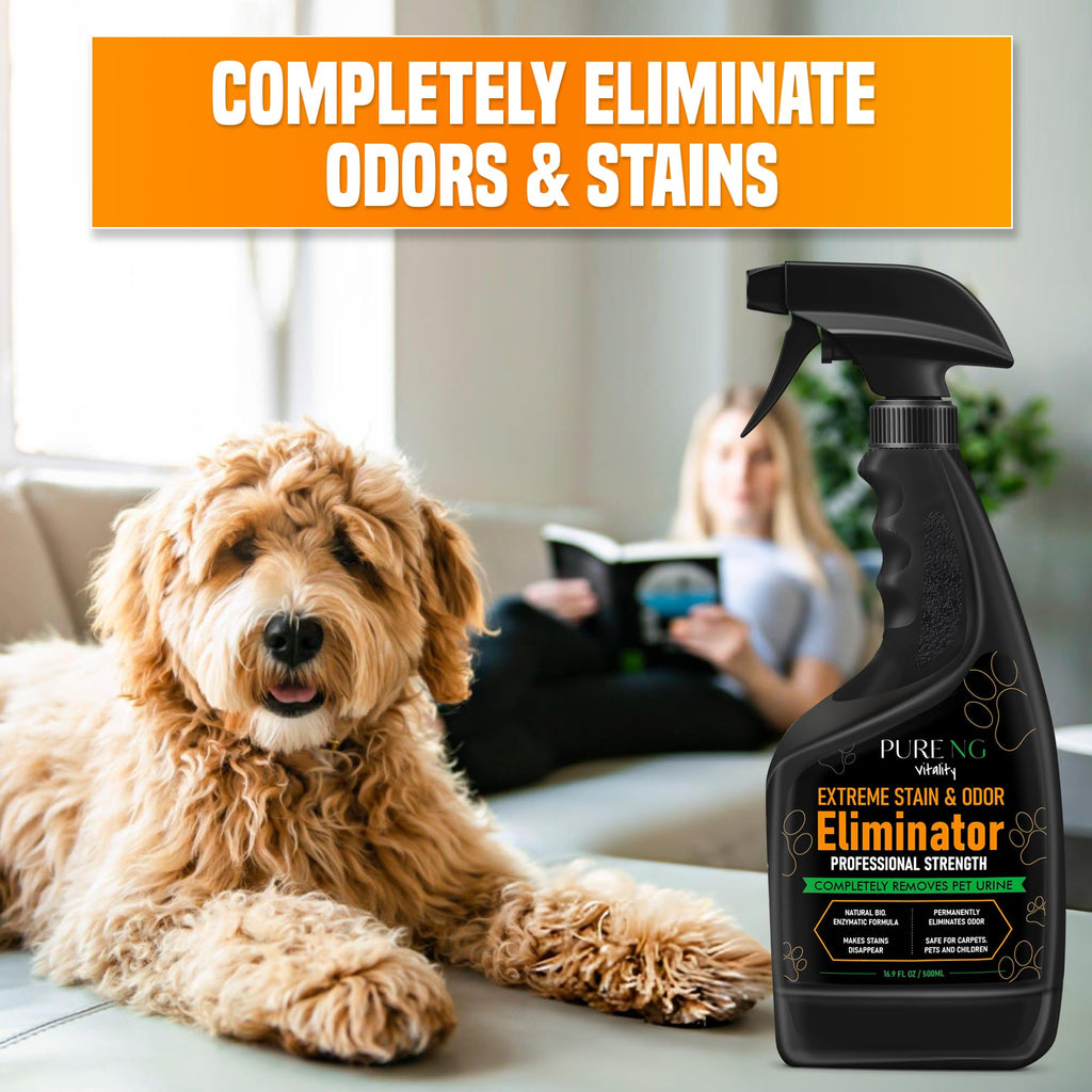pureng PNG Vitality Stain & Odor Eliminator 16.9oz Pet Odor Neutralizer