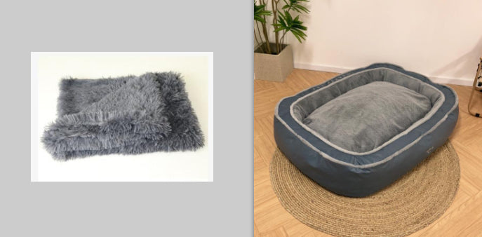 Pet Dog Bed Warming Soft Sleeping Bag Cushion Puppy Kennel Set1 M