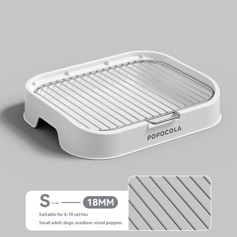 Urinal Potty Stainless Steel Small Dog For Pets 18mm No Urine Deflector Default Item