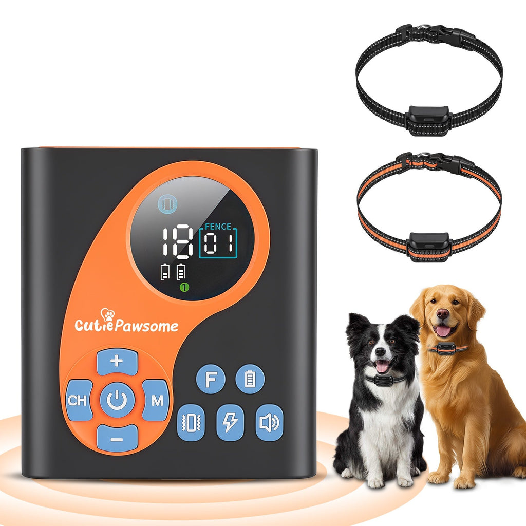 Wireless Dog Fence System with Training Collar - 722FT Range