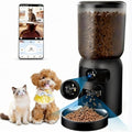 Automatic Pet Feeder Smart Camera 5L WiFi App Control Dual Power Default Title
