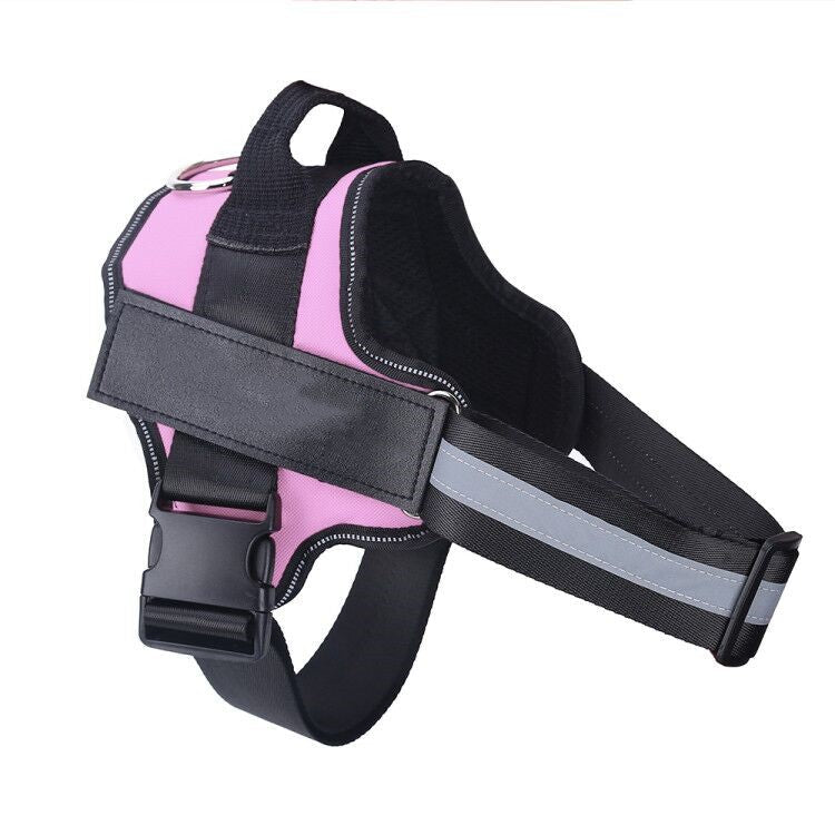 Personalized Dog Harness – No-Pull, Reflective & Adjustable Vest | XS–XXL Pink Baby1