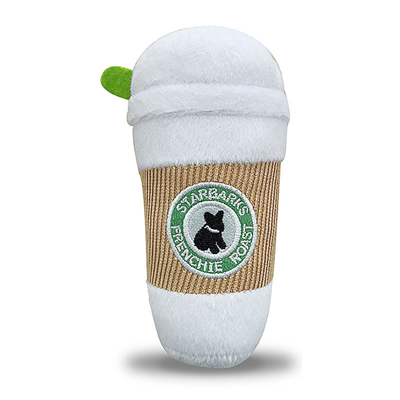 Dog Voice Cute Plush Pet Toy White