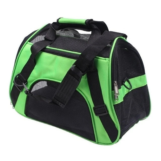 Pet Dog Outing Bag Carrying Bag Pet Bag Pet Backpack Dog Supplies Green