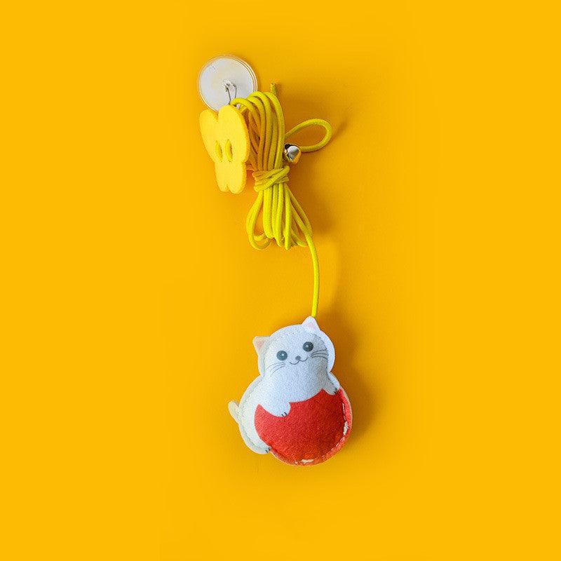 Retractable Catnip Self Hanging Cat Toys - Interactive Fun For Your Feline Friend Kitten