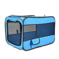Kennel Pet Car Dog Safety Seat Blue