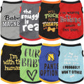 Dog Shirt Set 8 Pack Breathable Puppy Clothes Summer Fall XS-3XL Classic 8Pc