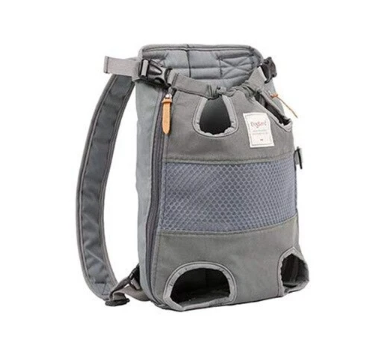 Cat Dog Carrier Front Backpack Light Grey