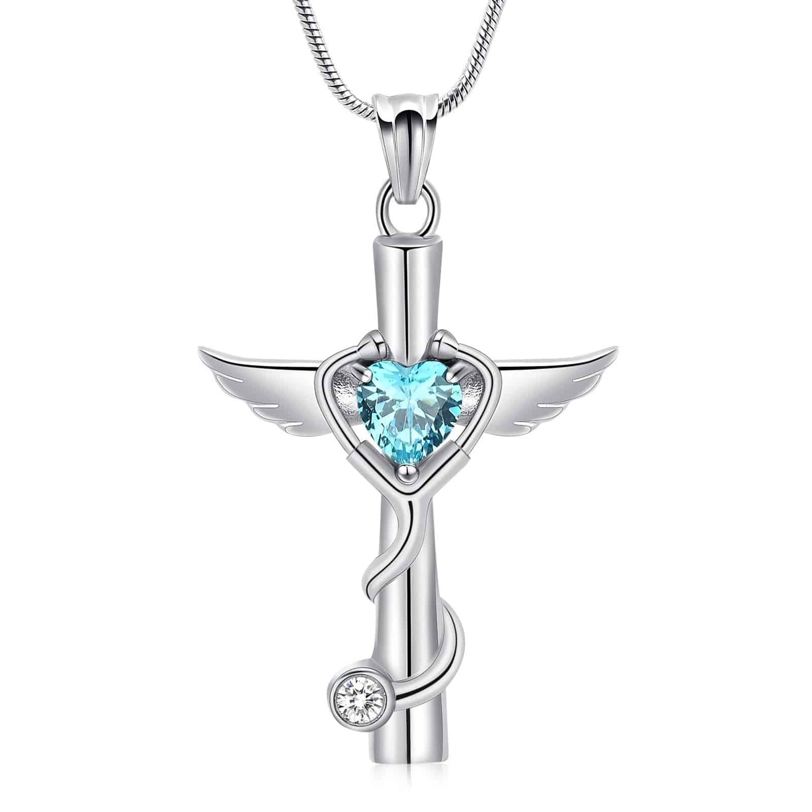 Stethoscope Cross Necklace Pendant