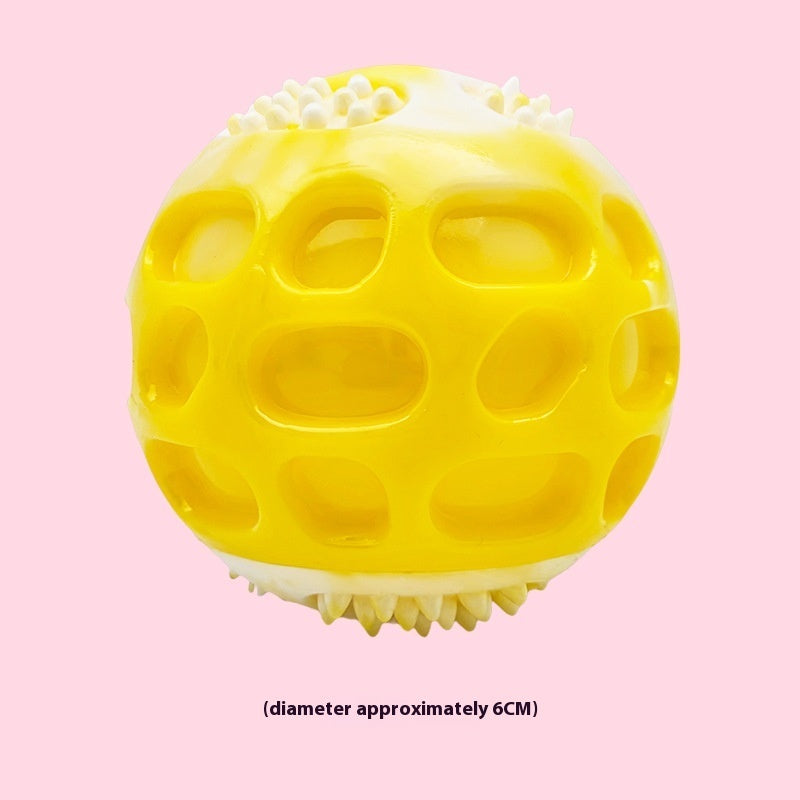 Pet Supplies Dog Bite-resistant Molar Rubber Toys Yellow