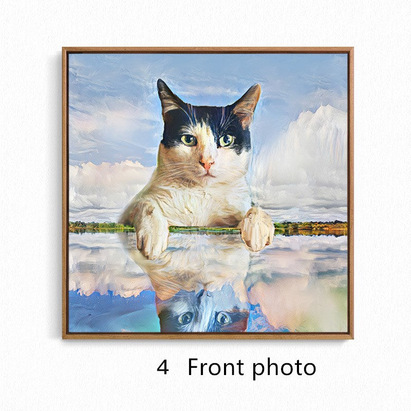 Personalized pet portraits 4style 32x32cm