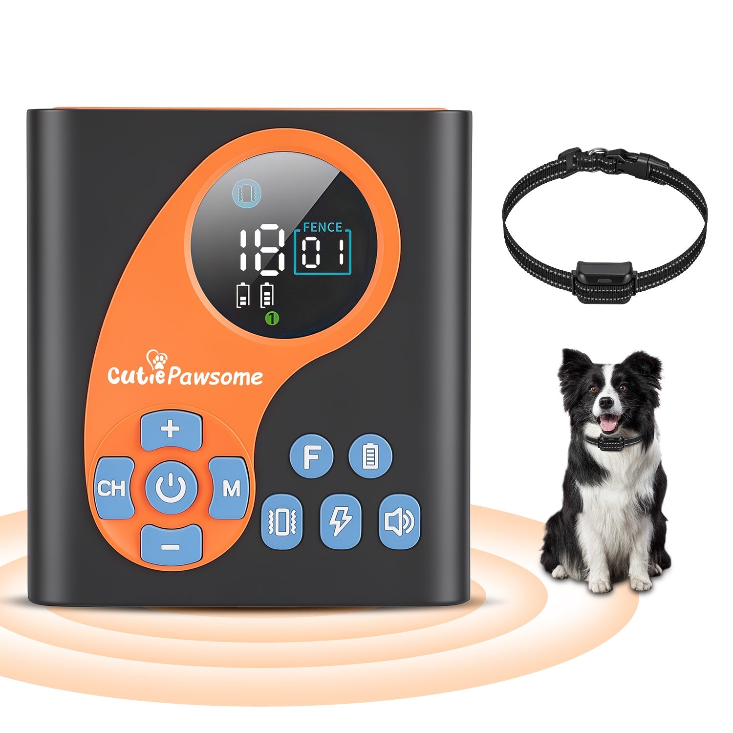 Wireless Dog Fence System with Training Collar - 722FT Range
