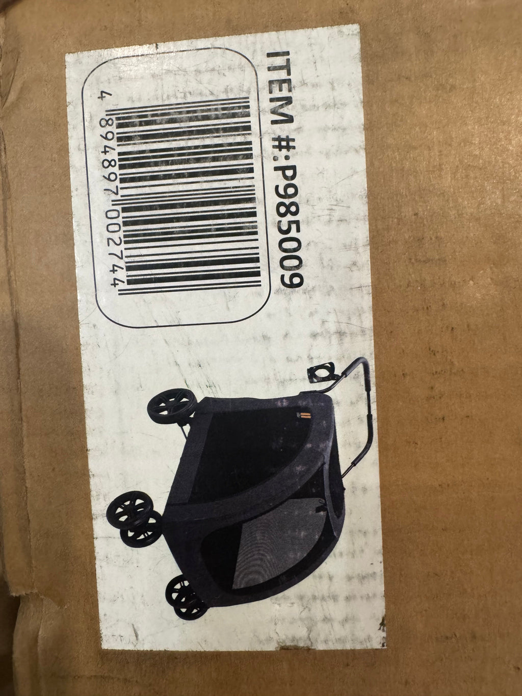 Chester XXL Wide Pet Stroller – Large Dog Buggy with Raincover & Cupholder | 110lb Capacity