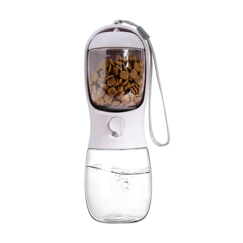 Portable Pet Water Bottle White