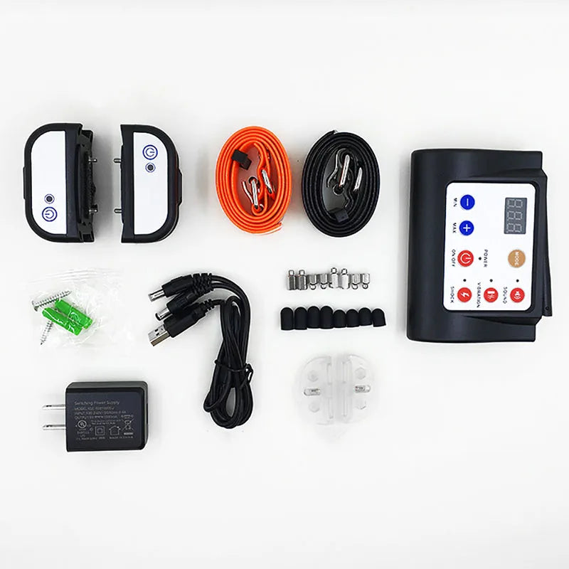 For 1/2/3 Dogs Pet Fence System With Remote for Dog Training Collar in Electronic 2 in 1 Wireless within 300 meters Range For 2 Dogs