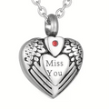 Miss You Cremation Jewelry Pendant