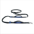 Reflective Rope Dog Leash – Hands-Free, Multi-Ring | Blue, Orange & Green Royal Blue 160 x 2.5 CM