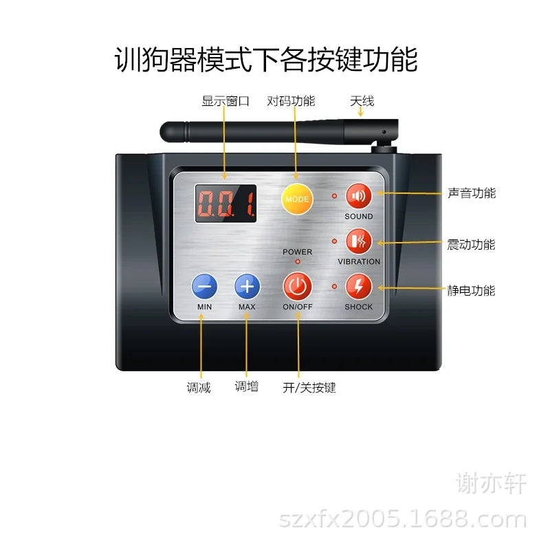 For 1/2/3 Dogs Pet Fence System With Remote for Dog Training Collar in Electronic 2 in 1 Wireless within 300 meters Range