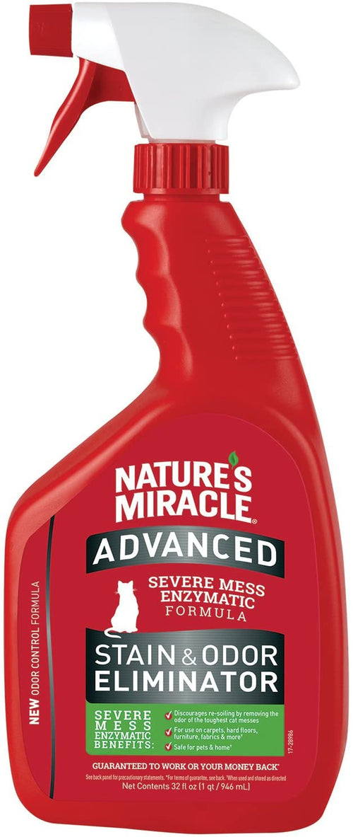 Advanced Stain & Odor Eliminator Dog - Nature's Miracle 32 oz