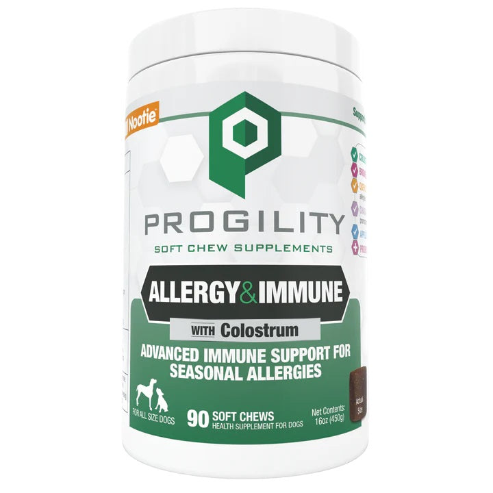 Progility Allergy & Immune Soft Chew Supplements for Dogs