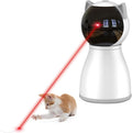 Automatic Cat Laser Toy – Motion-Activated, Rechargeable Interactive Indoor Pet Toy White