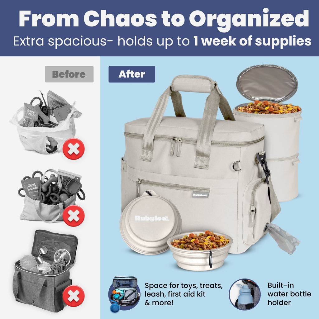 The Original Doggy Bagâ„¢ Dog Travel Bag for Supplies