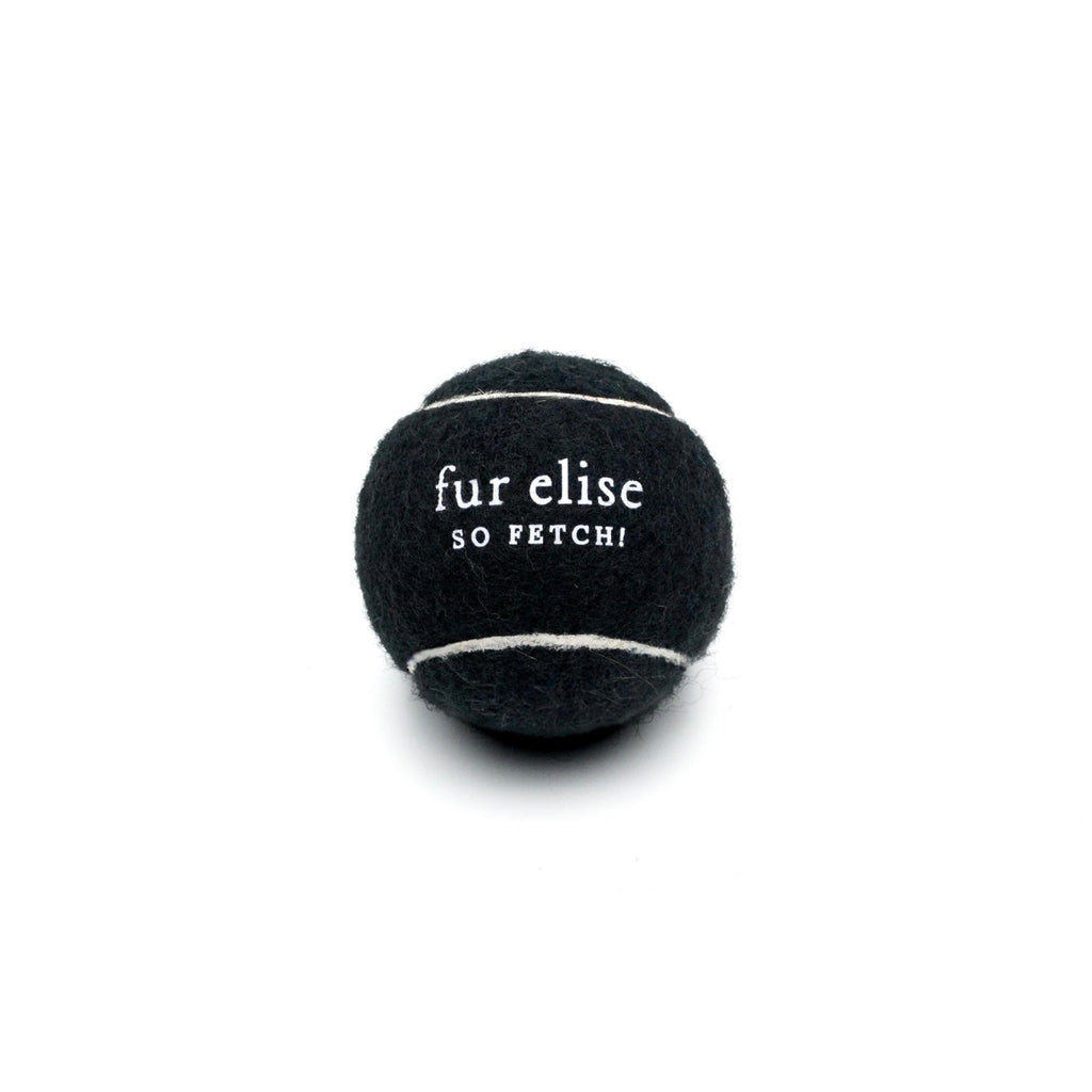Fur Elise So Fetch! Tennis Ball - Noire