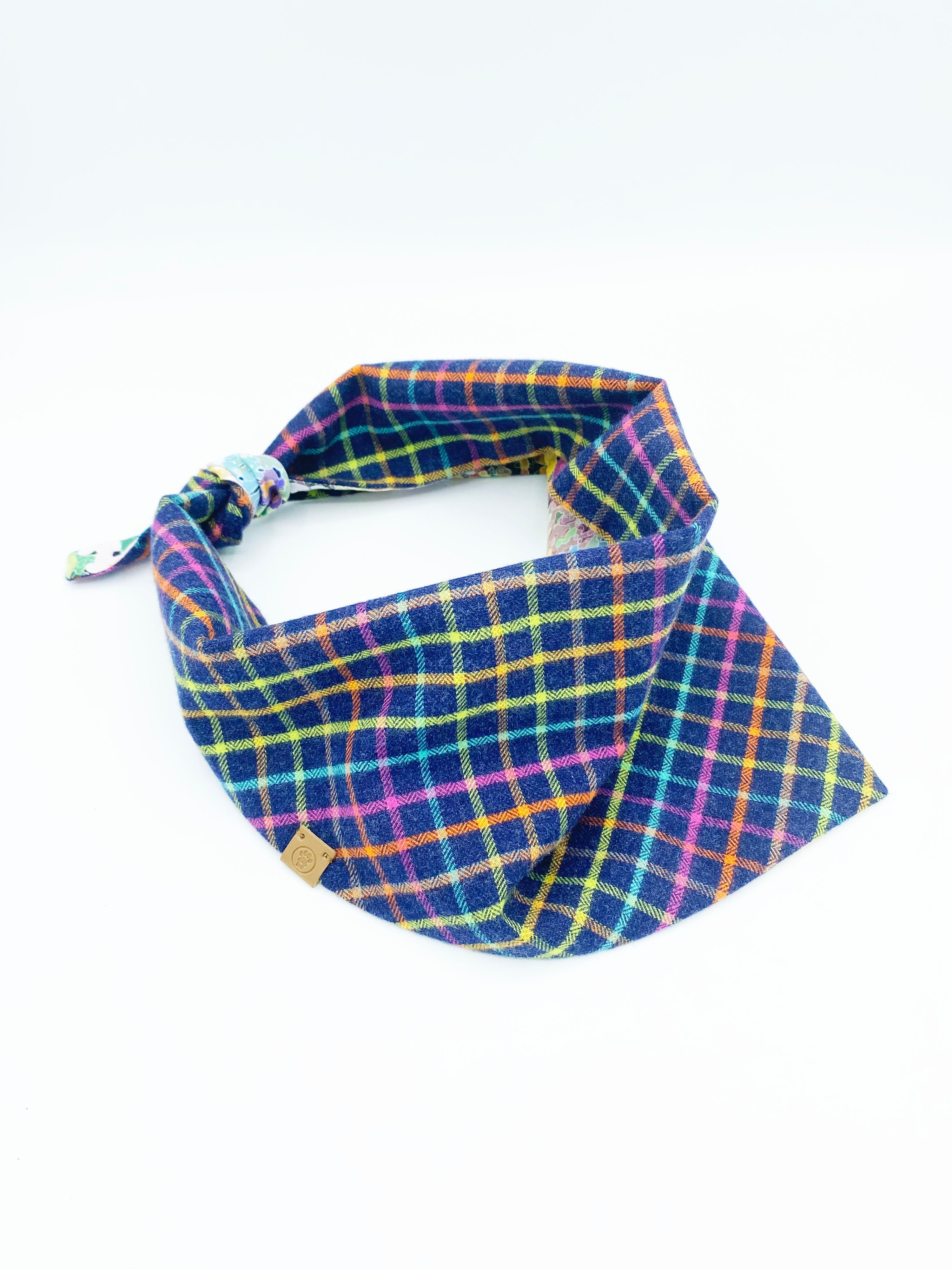Brett' Reversible Pet Bandana Pet M L