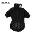 Winter Warm Knitted Turtleneck Sweater for Small Dogs or Cats Black