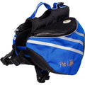 Pet Life ® 'Everest' DUPONT Waterproof Reflective Travel Fashion Designer Outdoor Camping Pet Dog Backpack Carrier Blue