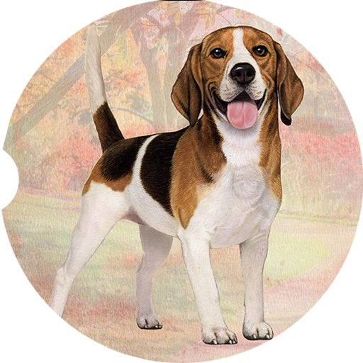 Beagle Car Coaster Beagle Standing