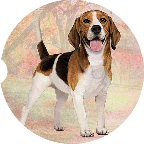 Beagle Car Coaster Beagle Standing