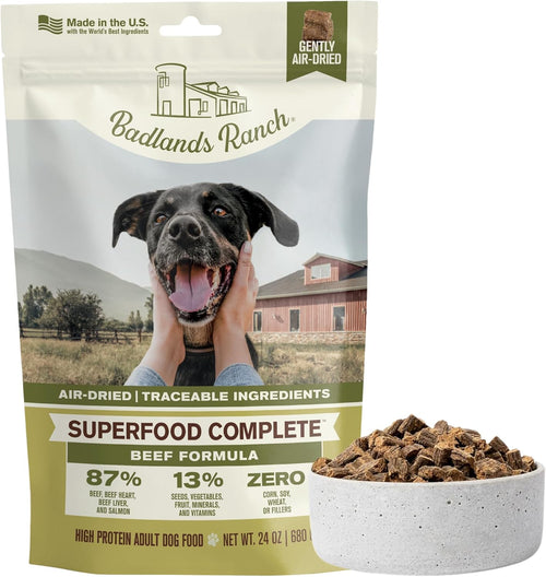 Badlands Ranch -Beef Formula Air Dried Dog Food 64 oz