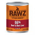 Beef & Beef Liver Wet Dog Food by Rawz Beef & Liver