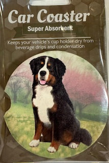 Bernese Mountain Dog Car Coaster Bernese 2