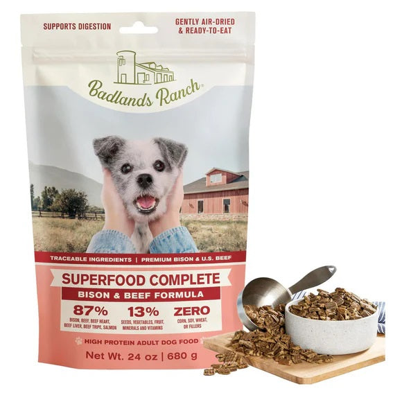 Badlands Ranch Bison & Beef Formula Dog Food 64 oz