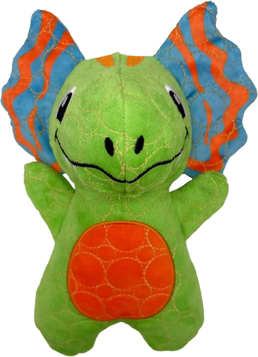 Bite Force Dog Toy with Squeaker for Aggressive Chewers (9 characters) Medium - Dilophosaurus