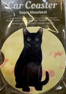 Black Cat Car Coaster Black Cat 2