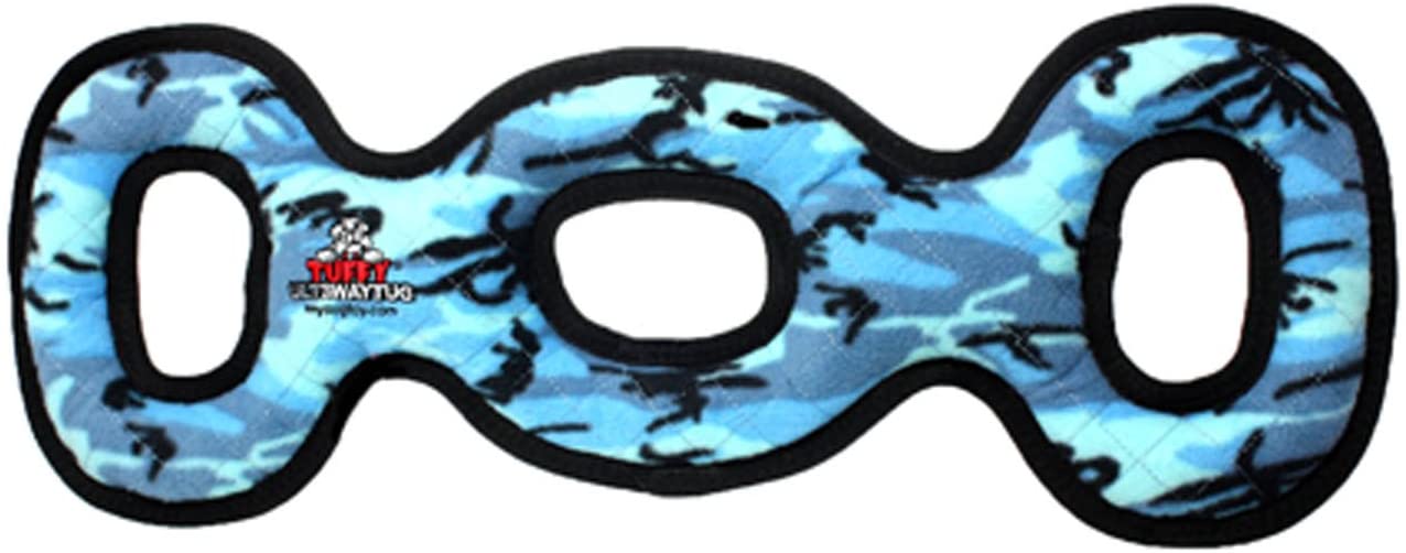 Ultimate 3way Tug Dog Toy Blue Camo