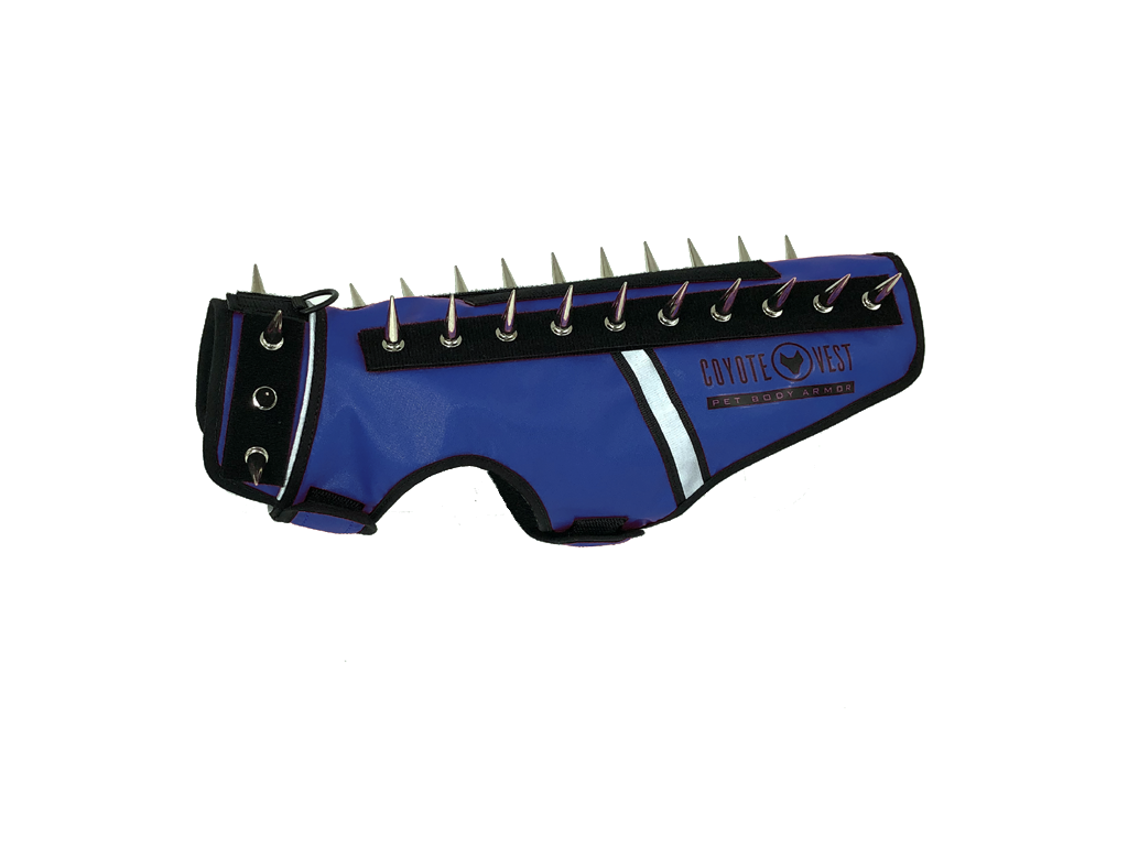 SpikeVest for Cats Extra Small Royal Blue