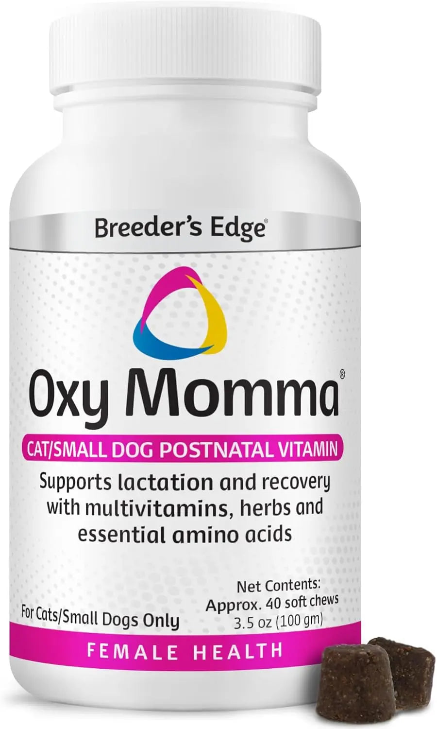 Postnatal Soft Chews for Lactating Dogs & Cats, Breeder Support, 40 Ct 40Ct Small Dog Cat