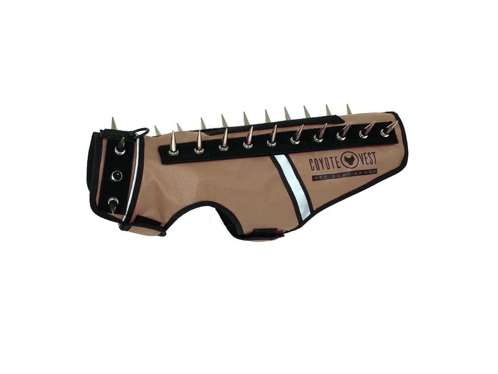 SpikeVest for Cats Extra Small Texas Tan