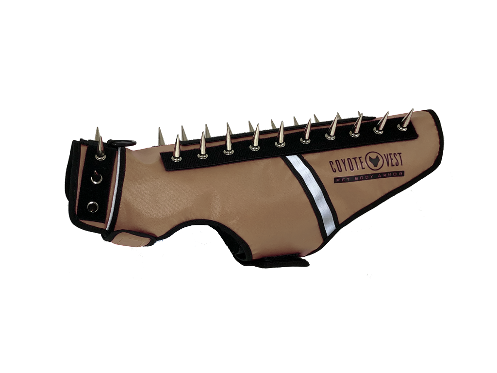 SpikeVest for Cats Small Texas Tan